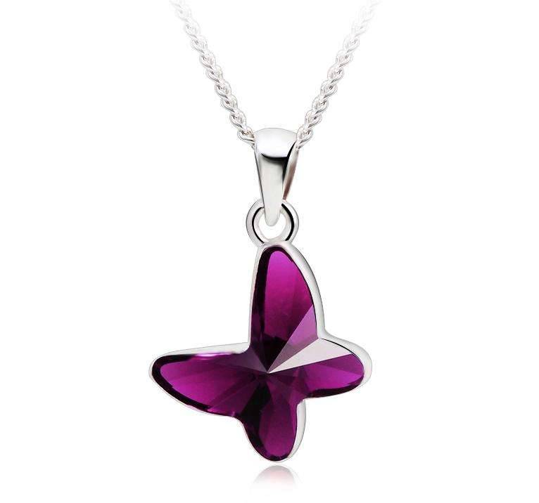 Purple Stone Butterfly Fashion Jewellery