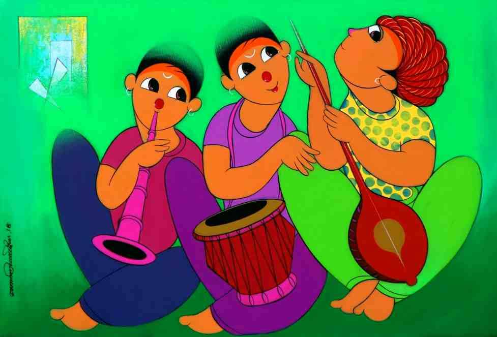 Buy the painting of traditional music