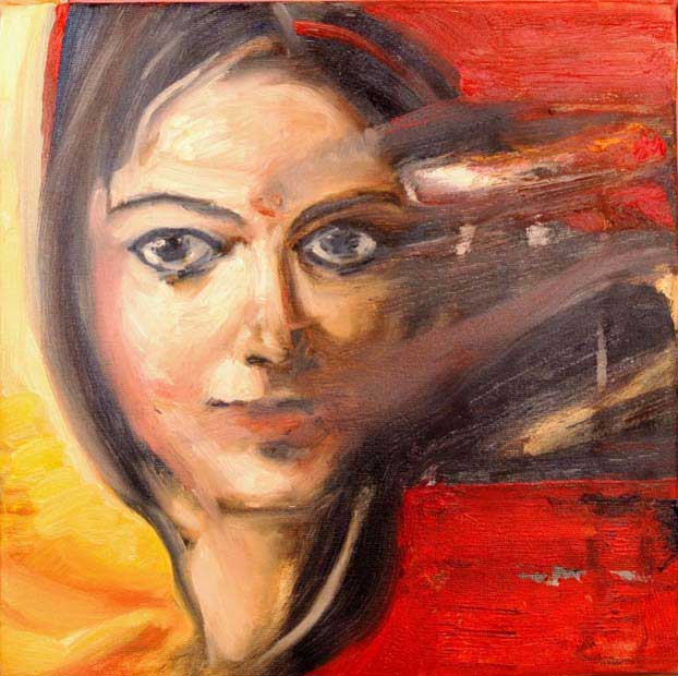 The painting Portrait in Motion is available for sale