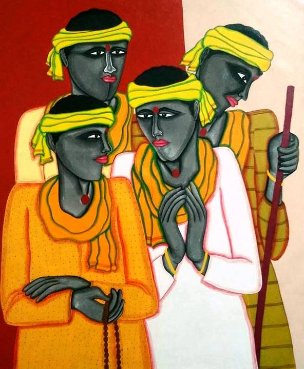 The original painting Pilgrims is now available for purchase