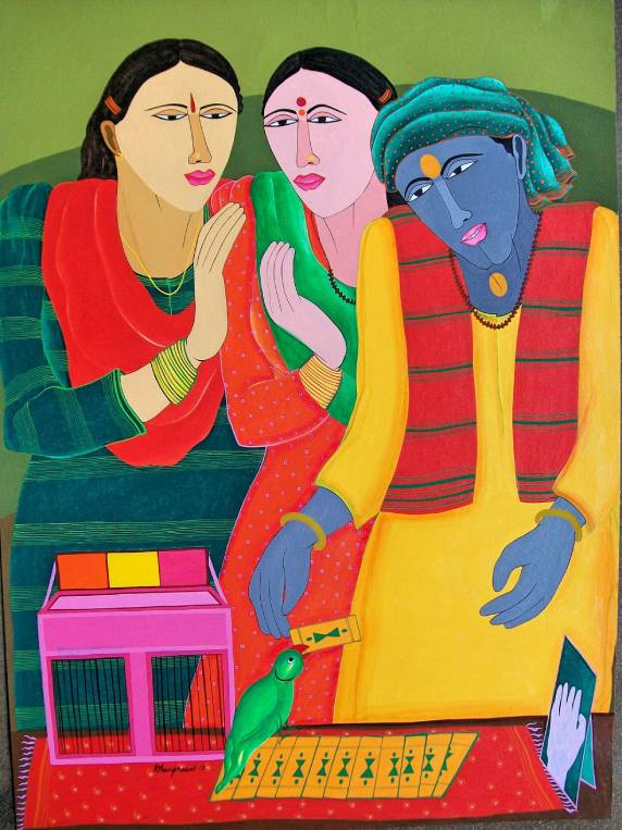 Original Painting available for sale online: Fortune Teller - III