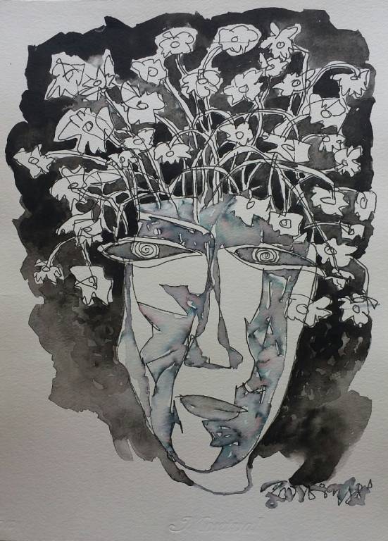 The Original Painting Blooming of Flowers is now available at the Contemporary Art Gallery