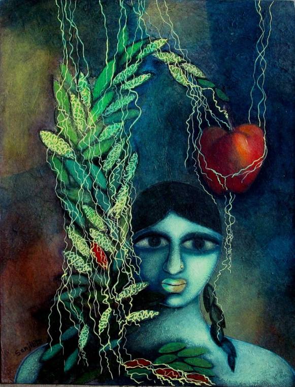 The original painting The Apple is available for sale at an art gallery near me