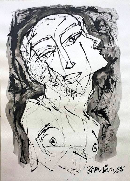 The original painting Moving Face is now available at The Modern Art Gallery