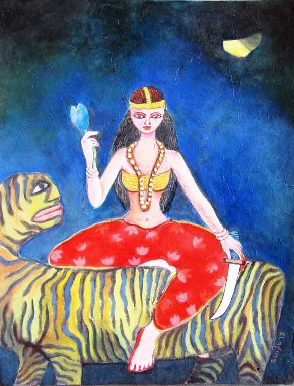 The original painting Princess is available for sale at the Contemporary Art Gallery