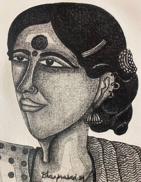 Buy the Original painting Silent Woman from the Art Gallery Shop
