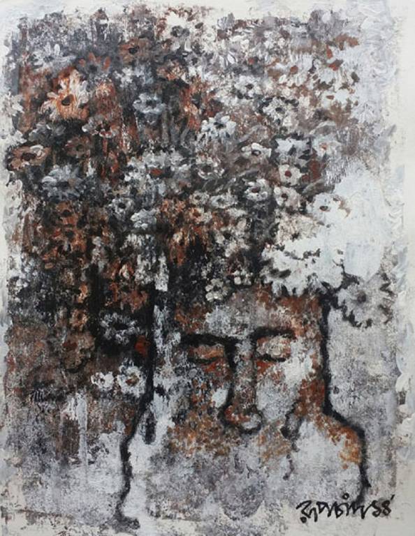 The original painting Decorative Vase is now available at the Contemporary Art Gallery
