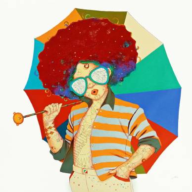 Rainbow Umbrella