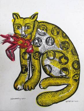 The Cat is Eating