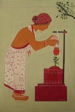 The Tulsi Altar